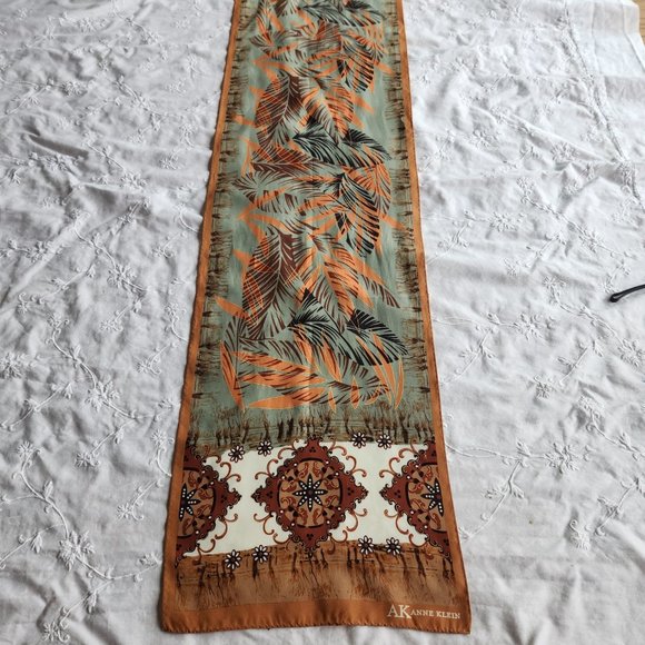 2/$20 SALE! Anne Klein silk scarf - Picture 2 of 7